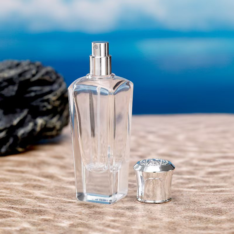 电镀盖透明喷雾瓶 Perfume bottle with electroplated cap (2)