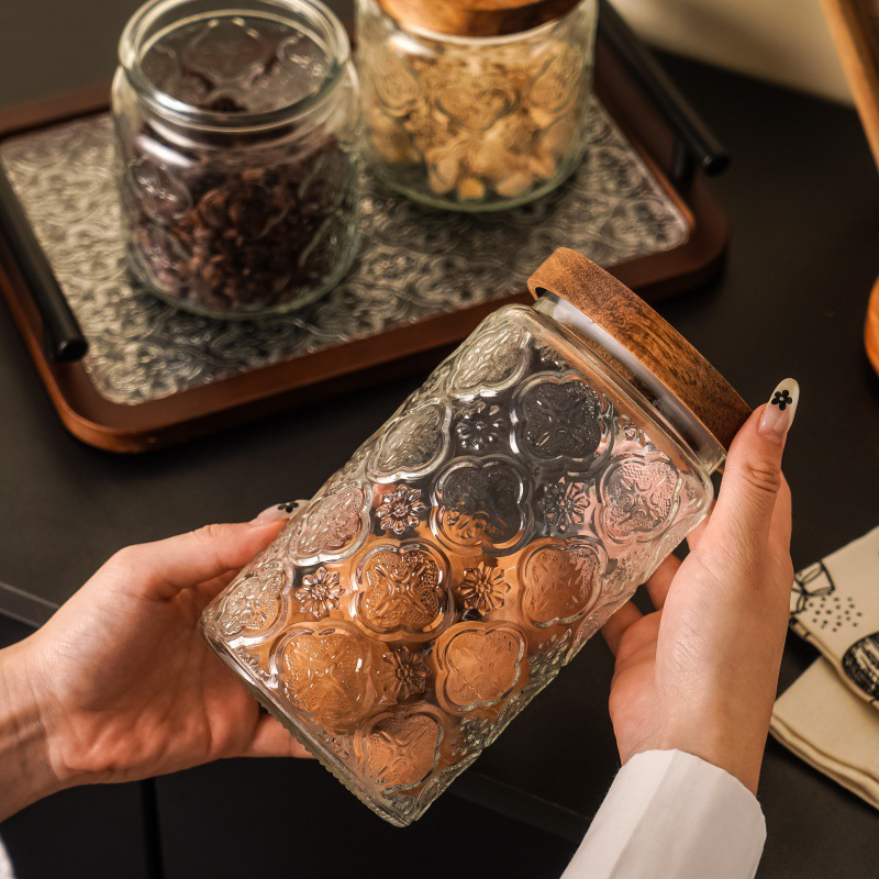 复古青梅 Nordic style glass jar (3)