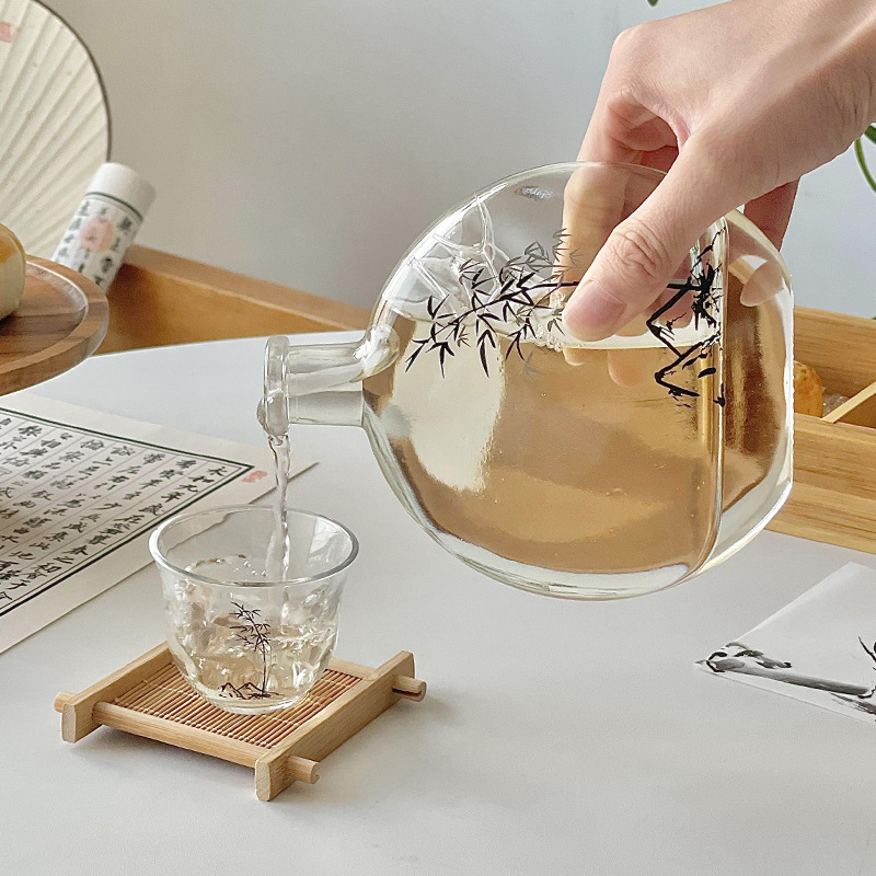 果酒玻璃空瓶 Oblate wine bottle (10)