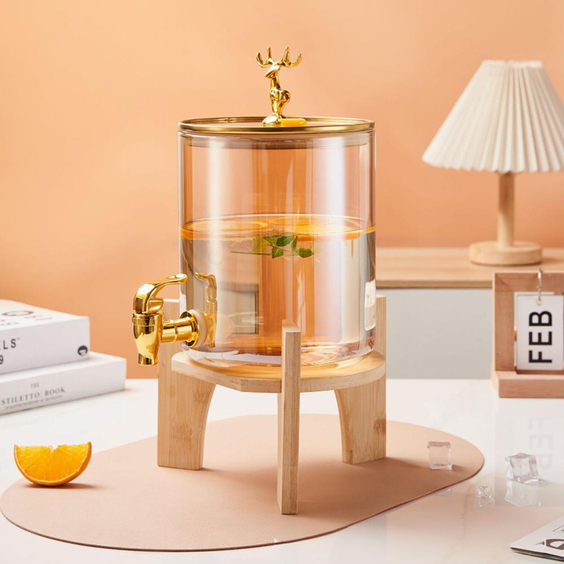 果汁桶1 Glass juice dispenser with base (2)