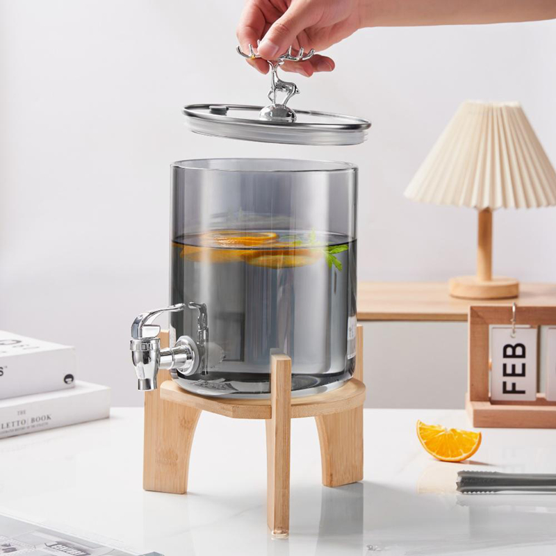 果汁桶1 Glass juice dispenser with base (8)