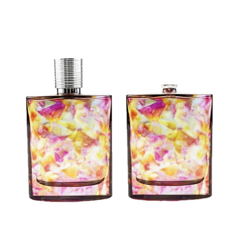 花色多彩香水瓶 Square floating flower perfume bottle (1)