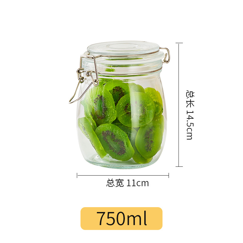 酱菜瓶1 Clip-on glass jar (1)