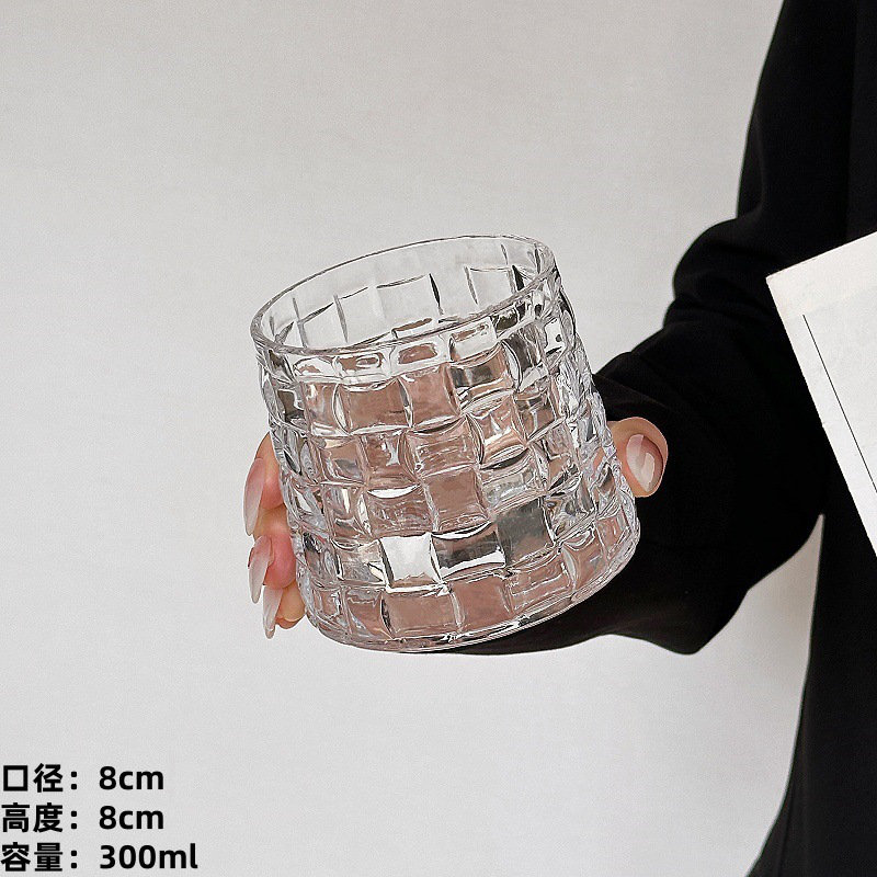 咖啡杯冷萃杯饮品杯1 Hammered whiskey glass (7)