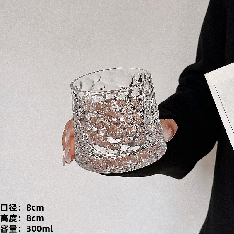 咖啡杯冷萃杯饮品杯1 Hammered whiskey glass (11)