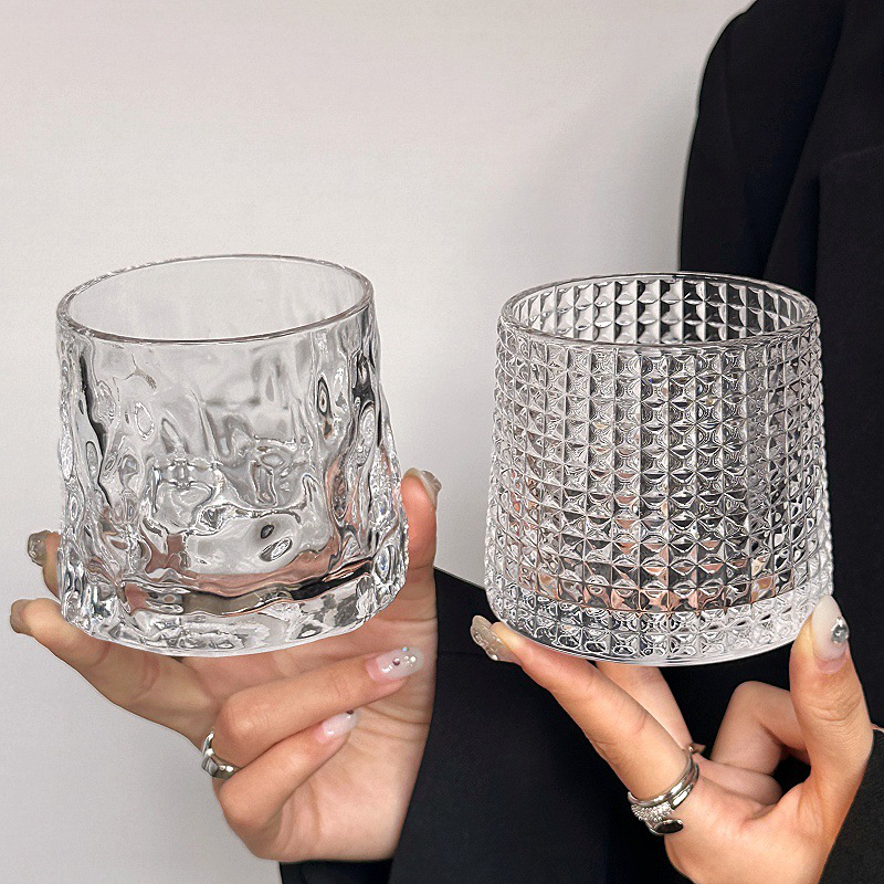 咖啡杯冷萃杯饮品杯1 Hammered whiskey glass (12)