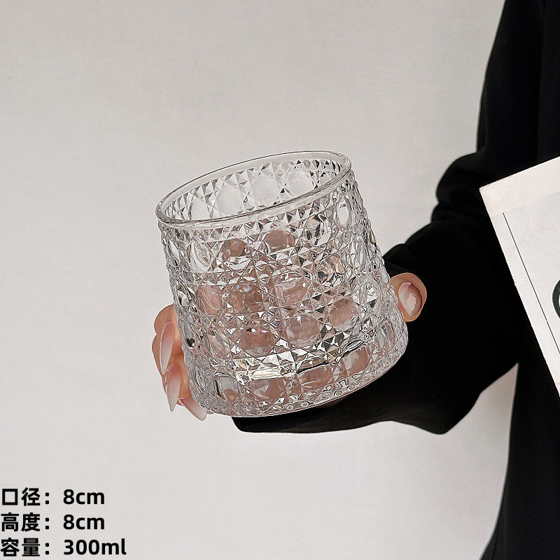 咖啡杯冷萃杯饮品杯1 Hammered whiskey glass (20)