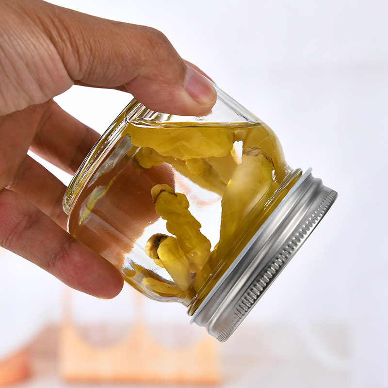 梅森玻璃瓶1 Square round Mason jar (1)
