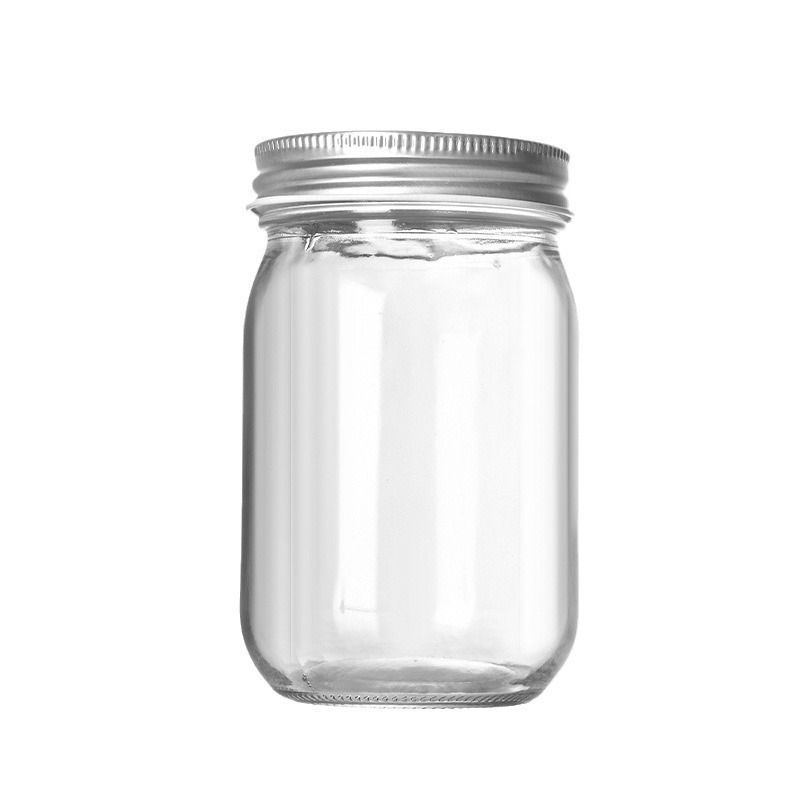 梅森玻璃瓶1 Square round Mason jar (2)