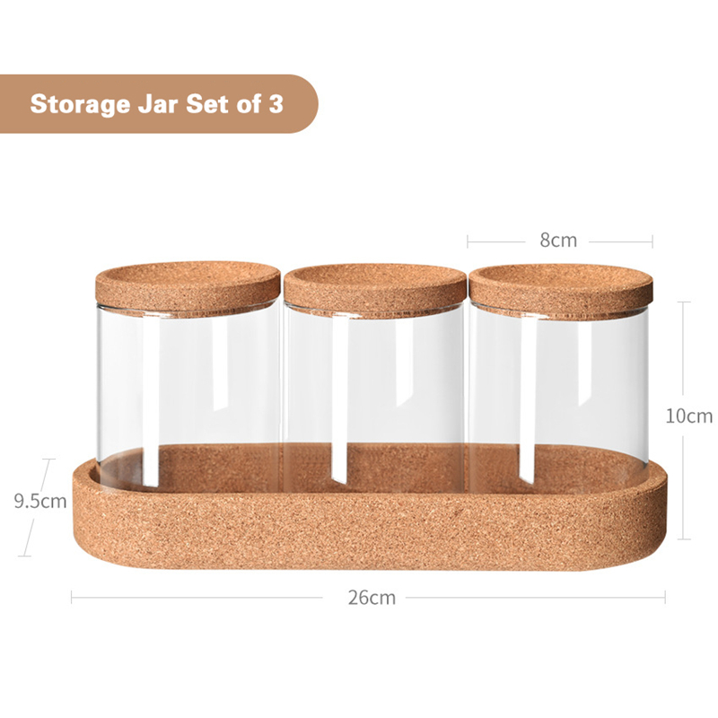 软木塞收纳盒1 Cork storage jar with tray (3)