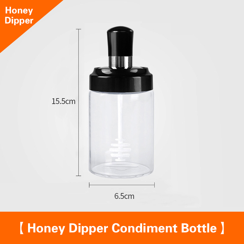 勺盖一体旋转调料瓶1 Rotating glass seasoning bottle (3)