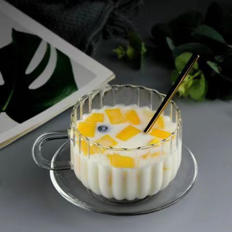 透明玻璃早餐杯 Clear glass breakfast cup (5)