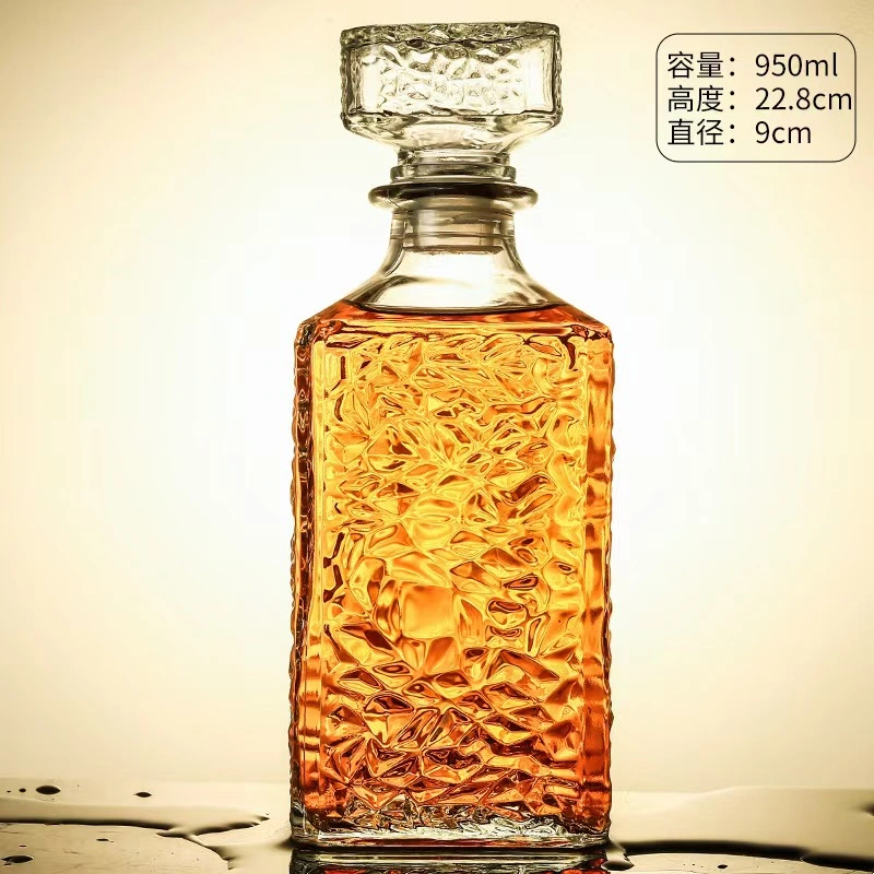 方钻酒瓶1 Square Crystal Wine Bottle (2)