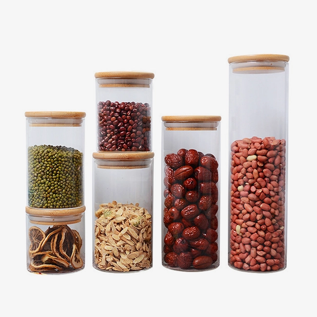 High borosilicate glass jars sealed storage jars