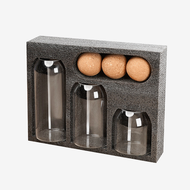 Spherical cork sealed jar